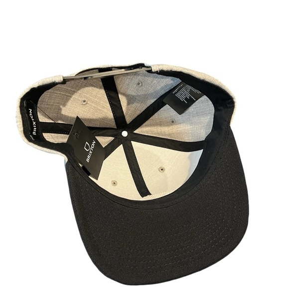 Grey + Black Brixton Trade Mark Supply Cap - Picture 2 of 3